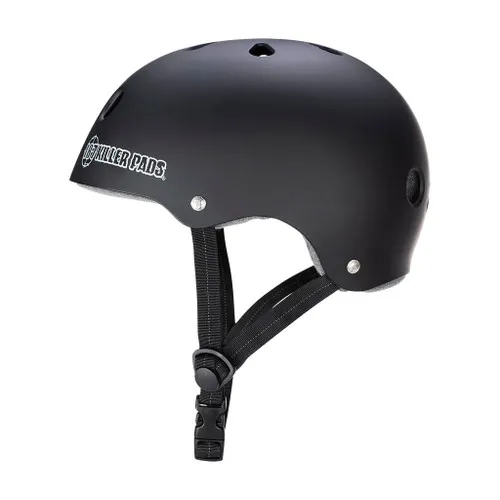 187 Skateboard Helmet Pro Skate w/ Sweatsaver Liner Matte Black Size S