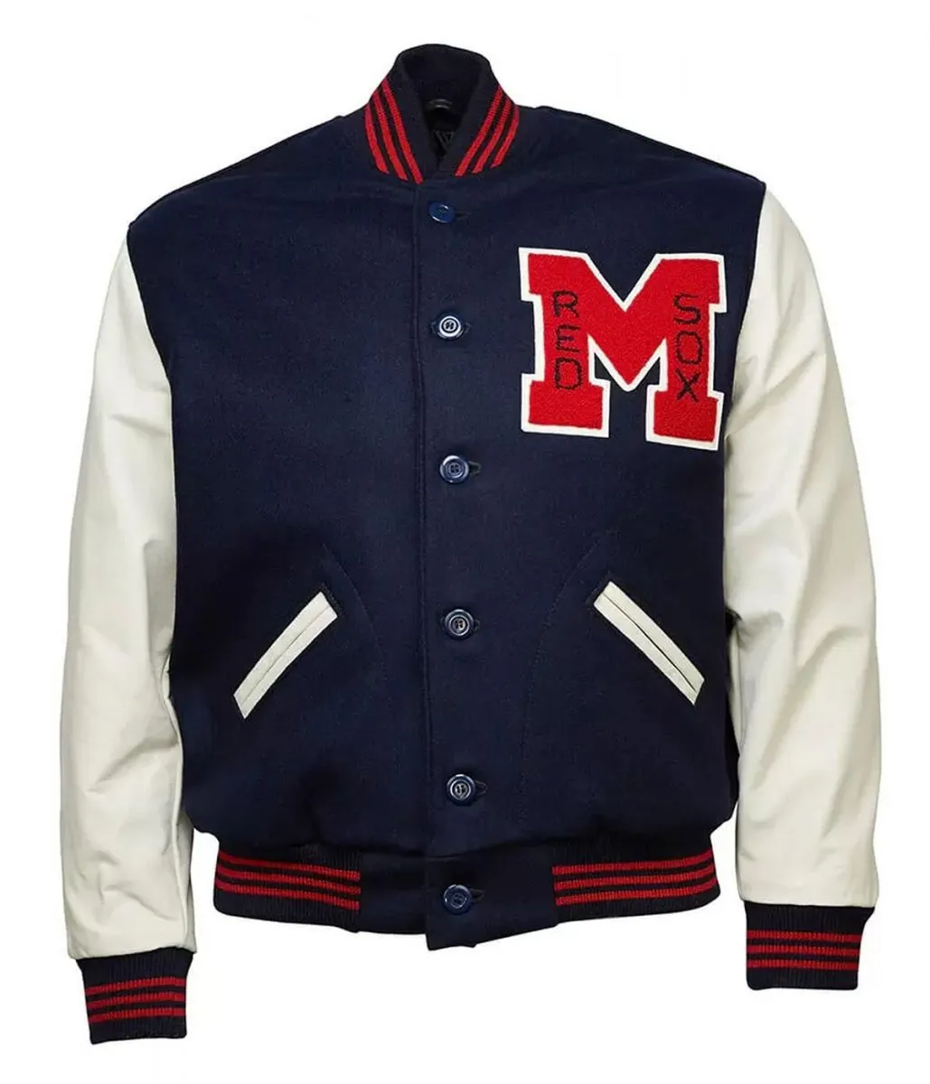 1942 Memphis Red Sox Varsity White and Navy Blue Jacket