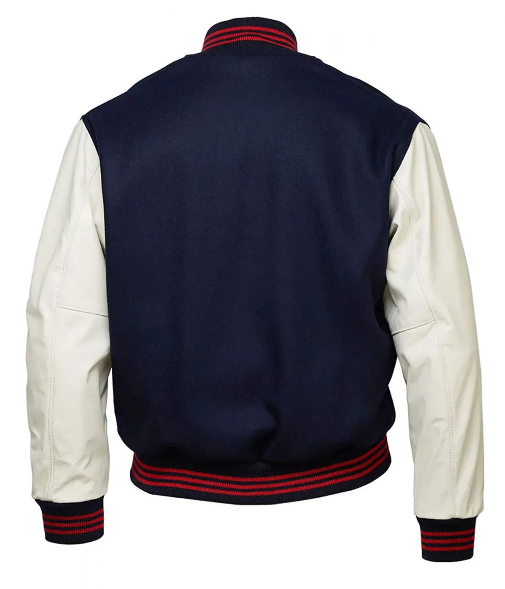 1942 Memphis Red Sox Varsity White and Navy Blue Jacket