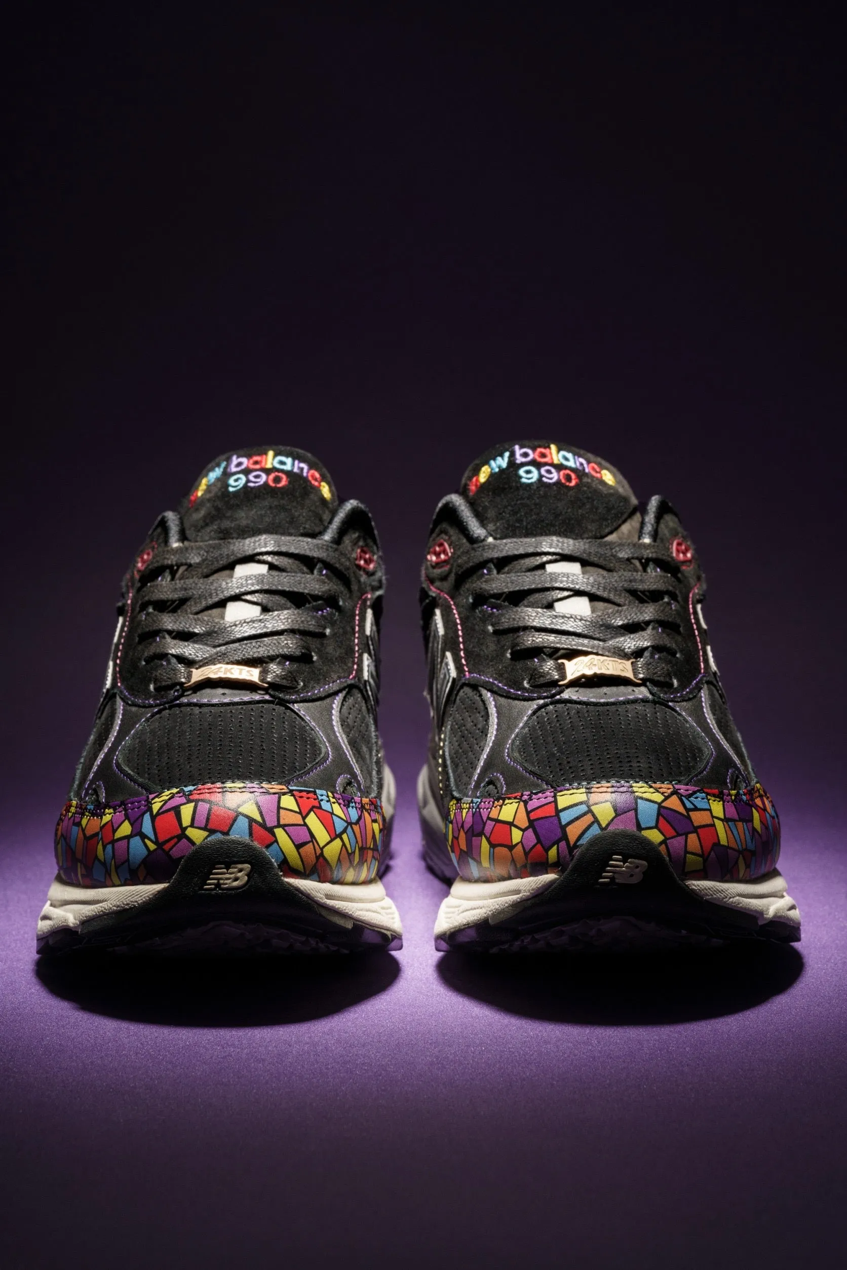 24KILATES X KICKXOTIC 990 V3 GAUDI NEW BALANCE CUSTOM