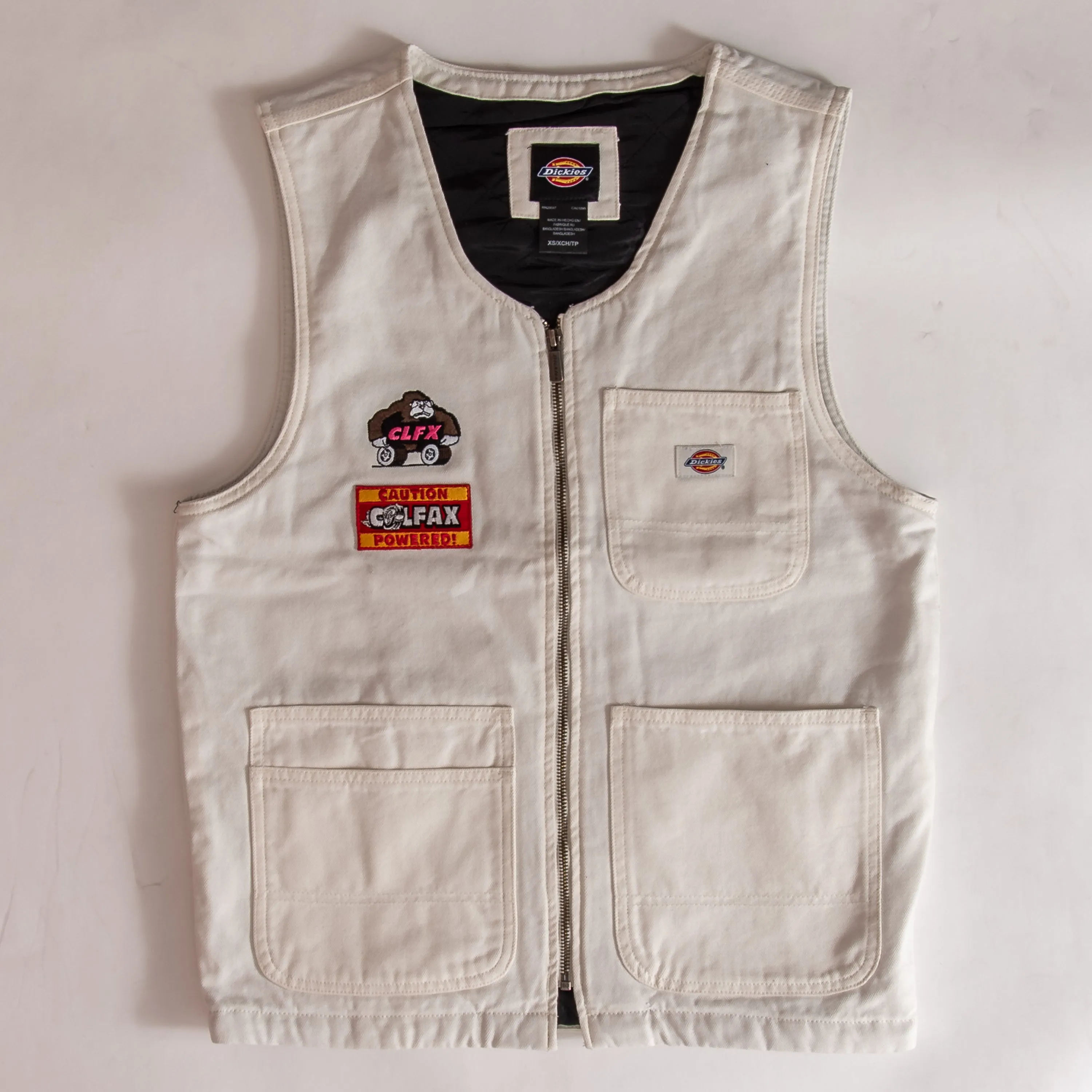 303 Boards - Colfax Powered Stonewashed Duck Carpenter Vest (Cloud)