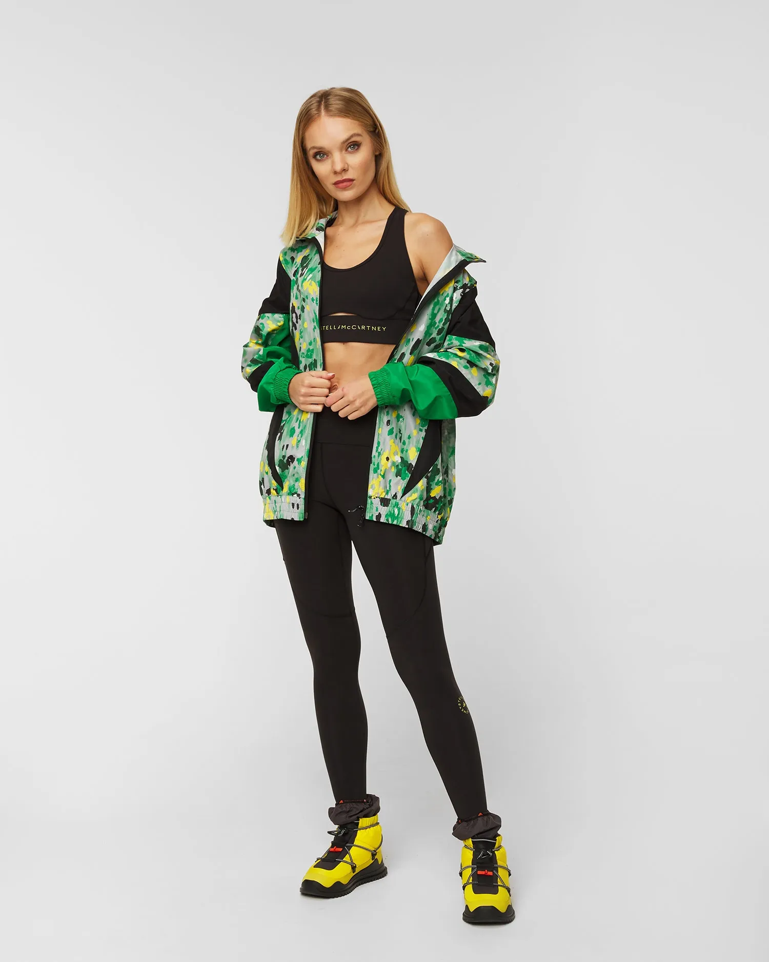 ADIDAS BY STELLA McCARTNEY ASMC Woven Track Top jacket HG1934-clearonixgreen