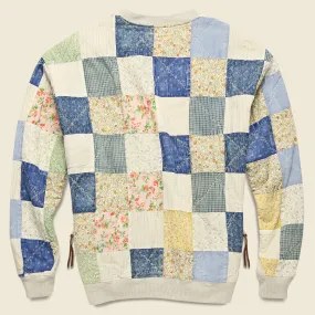 American Quilt Big Sweatshirt - Ecru