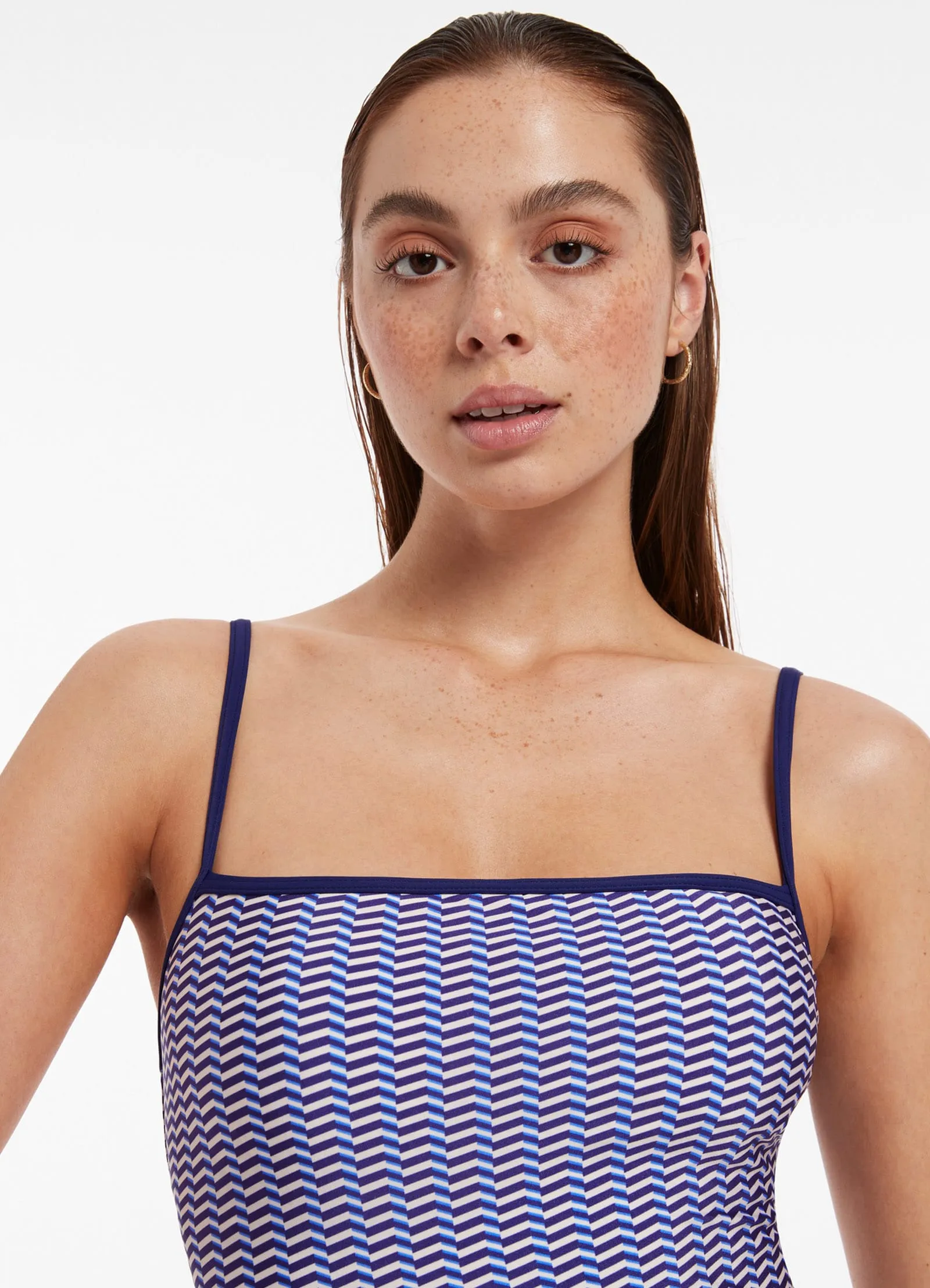 Amoudi Minimal Tank One Piece - Sapphire