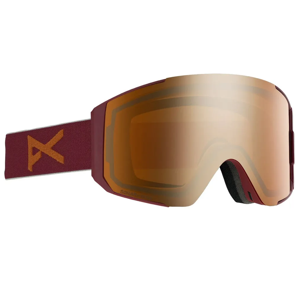 Anon Sync Snowboard/Ski Goggles - Maroon/Sonar Bronze