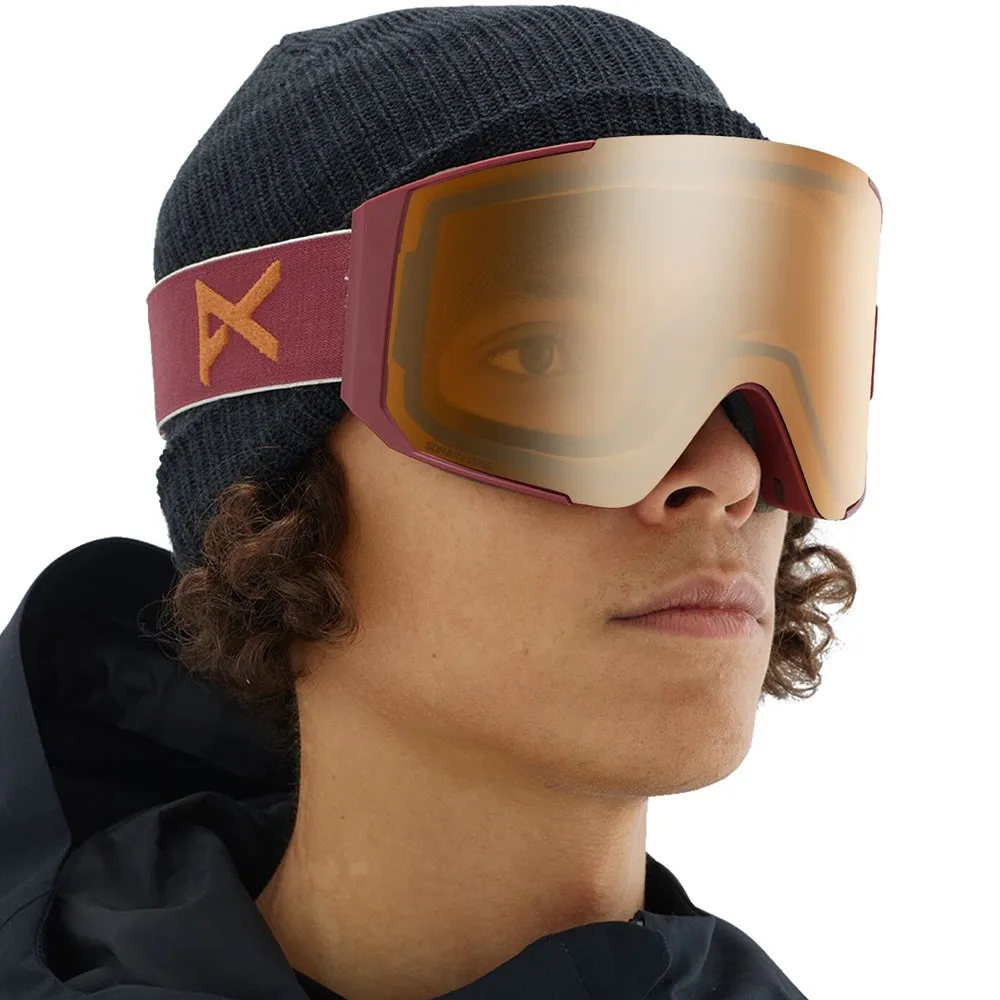 Anon Sync Snowboard/Ski Goggles - Maroon/Sonar Bronze