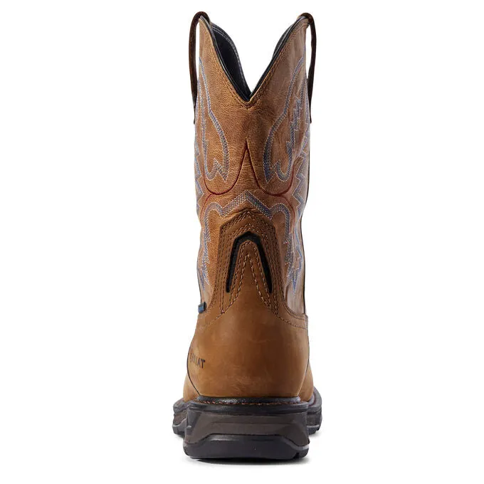 Ariat Men's 11 Workhog XT Waterproof Carbon Toe Work Boot - Brown 10031483