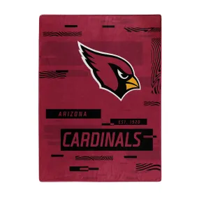 Arizona Cardinals 60 x 80 Digitize Royal Plush Blanket