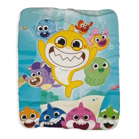 Baby Shark's Big Show Undersea World Sherpa Blanket