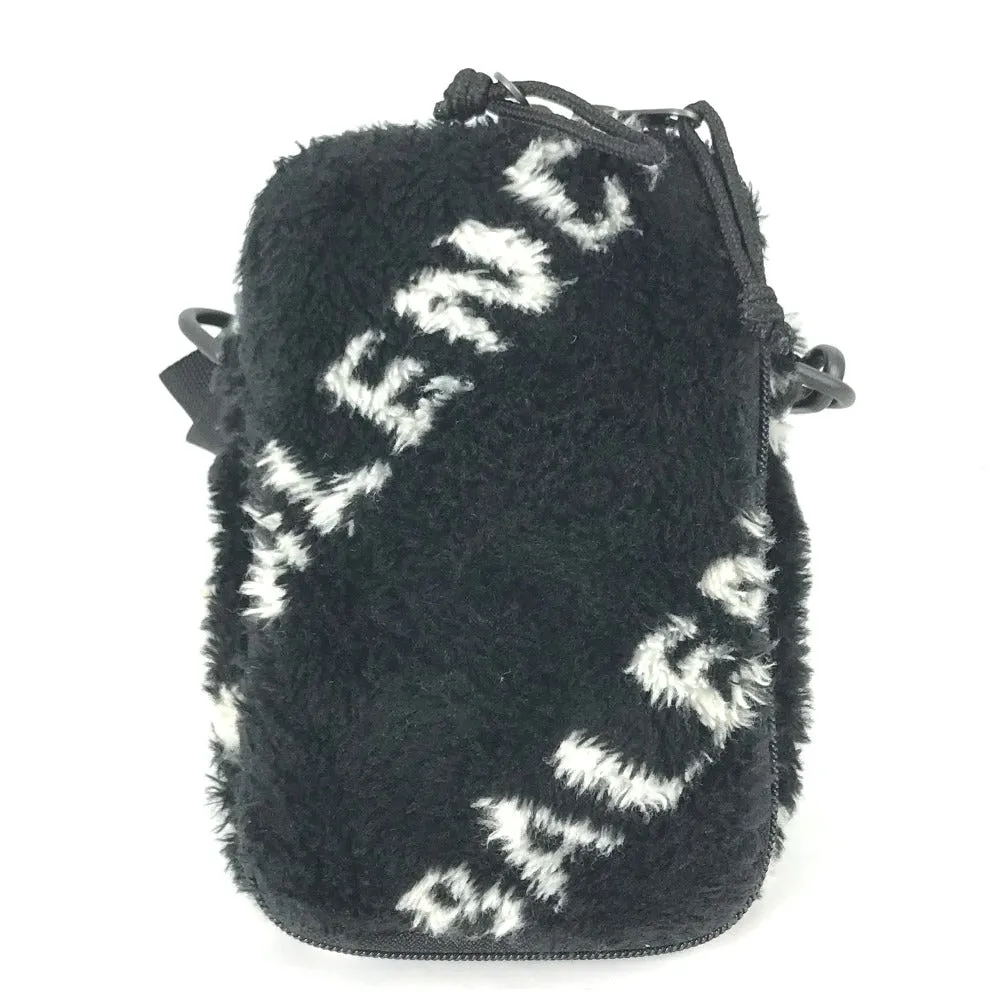 BALENCIAGA Shoulder Bag 593329 fur / nylon black Mokomoko explorer crossbody unisex(Unisex)