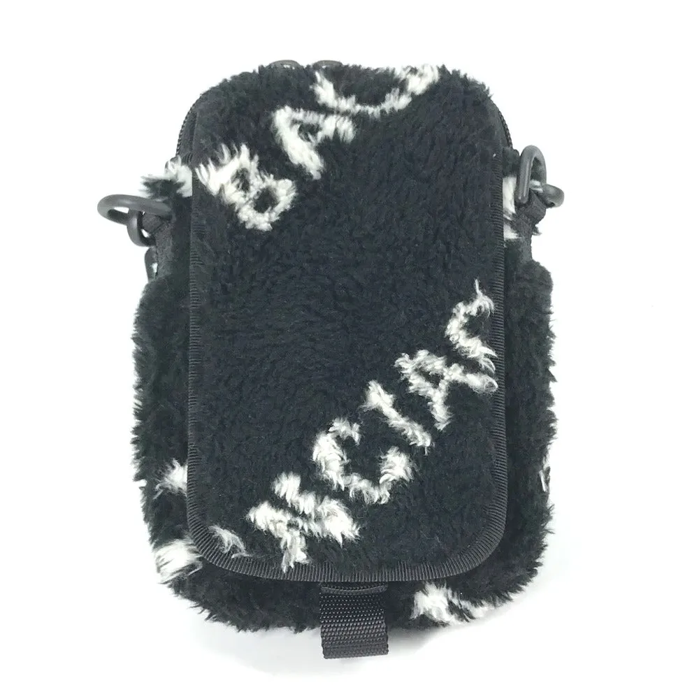 BALENCIAGA Shoulder Bag 593329 fur / nylon black Mokomoko explorer crossbody unisex(Unisex)