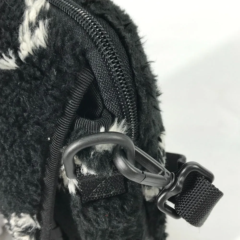 BALENCIAGA Shoulder Bag 593329 fur / nylon black Mokomoko explorer crossbody unisex(Unisex)