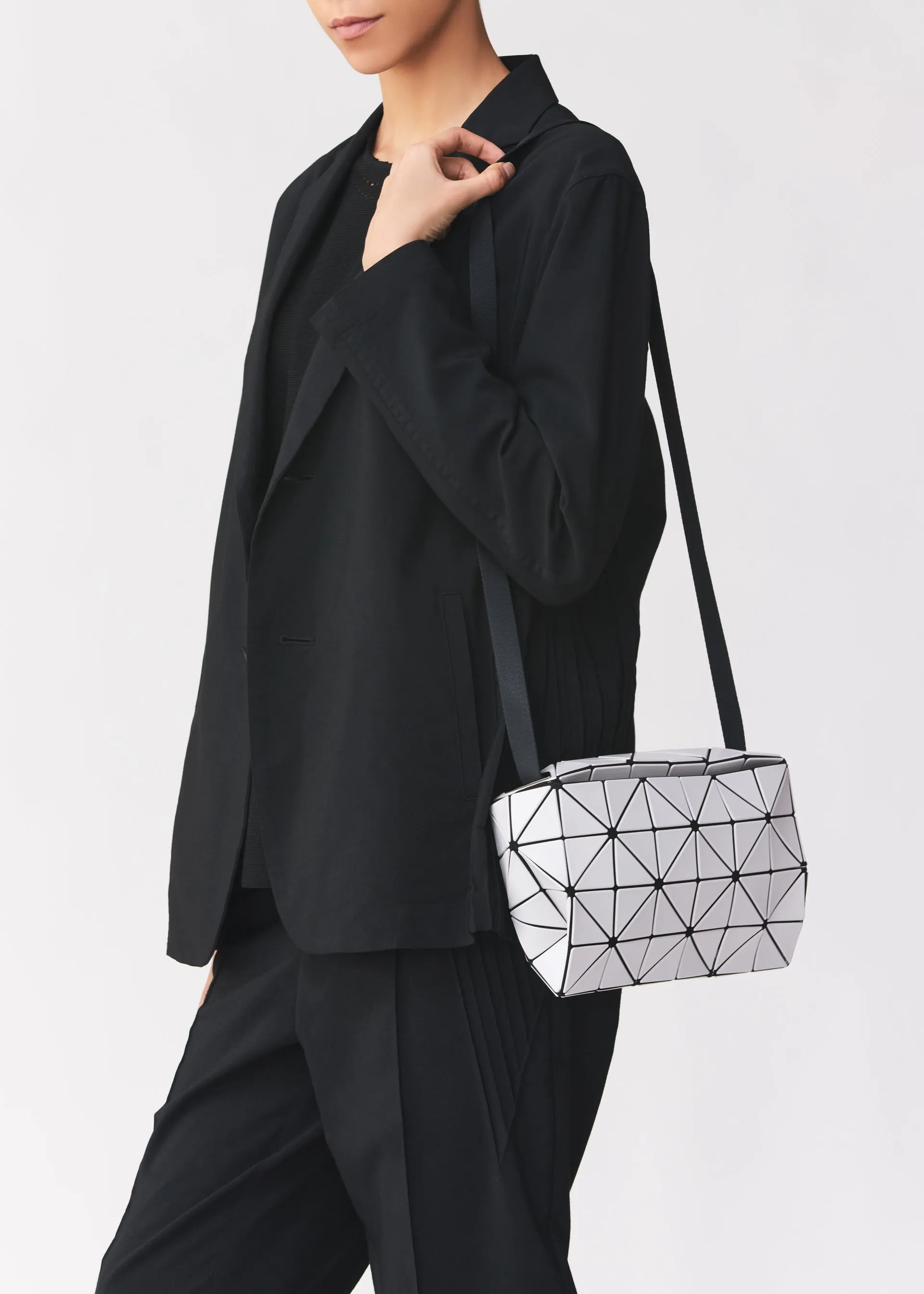 BAO BAO ISSEY MIYAKE  CARTON MATTE SHOULDER BAG   