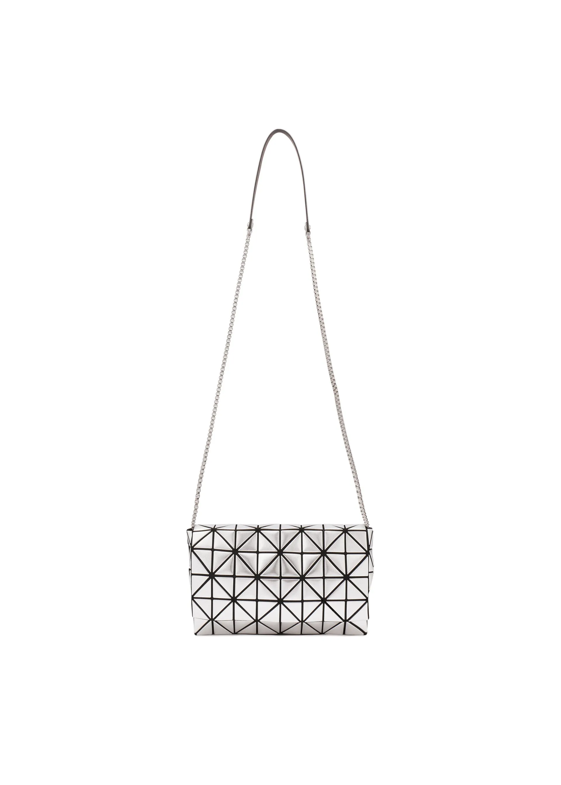 BAO BAO ISSEY MIYAKE  PLATINUM COFFRET SHOULDER BAG   