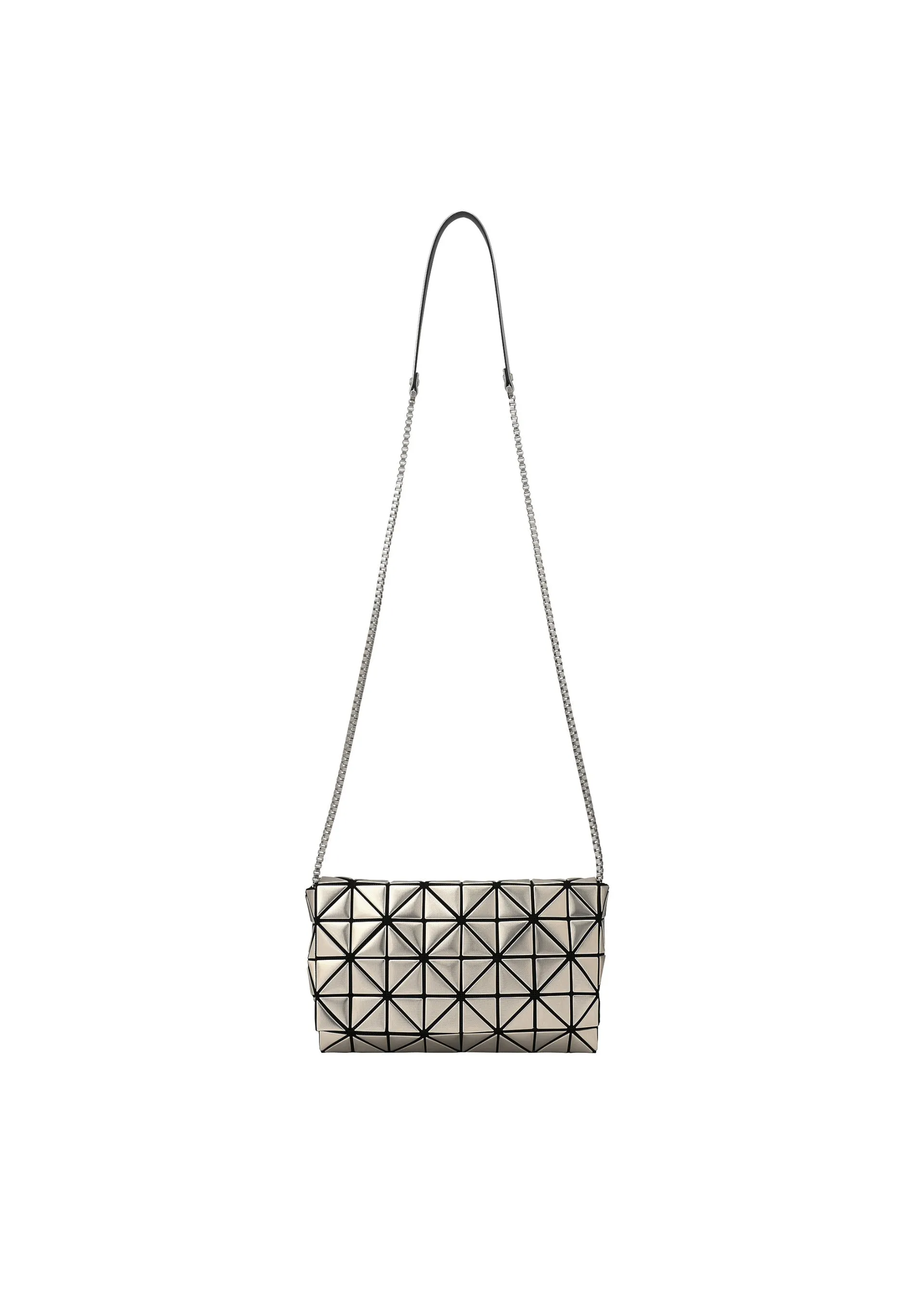 BAO BAO ISSEY MIYAKE  PLATINUM COFFRET SHOULDER BAG   