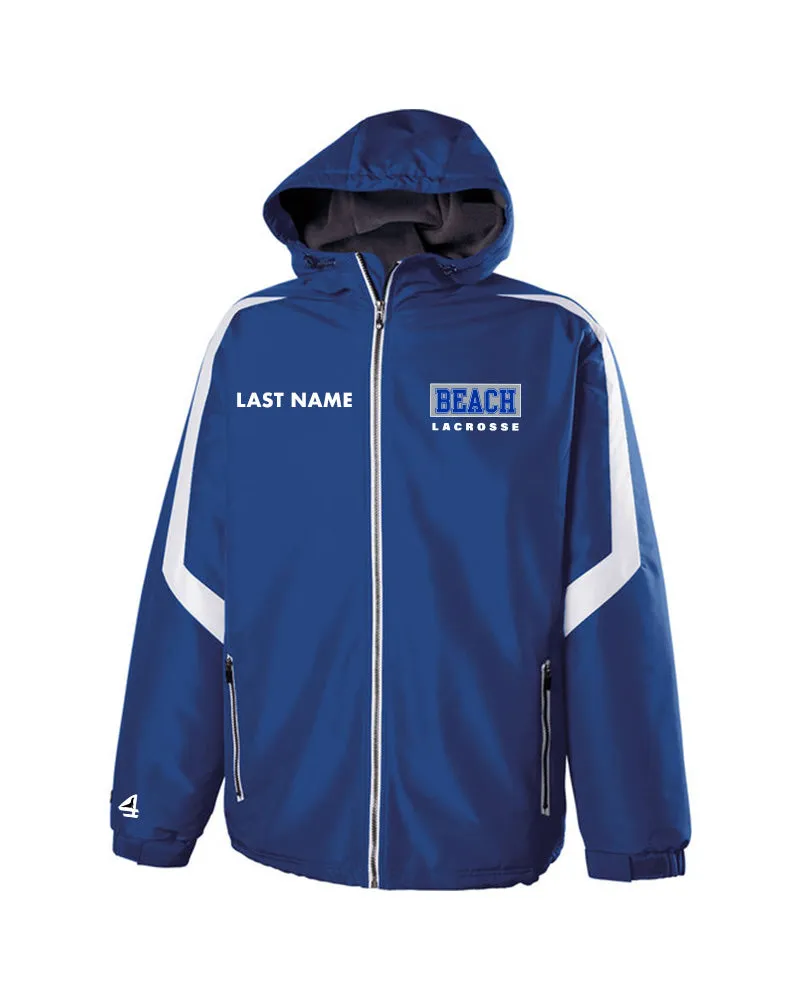 BEACH LACROSSE Full-Zip Charger Jacket