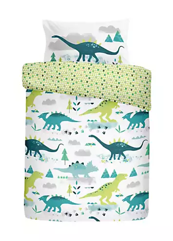 Bedlam Dino Glow In The Dark Duvet Cover Set | Kaleidoscope