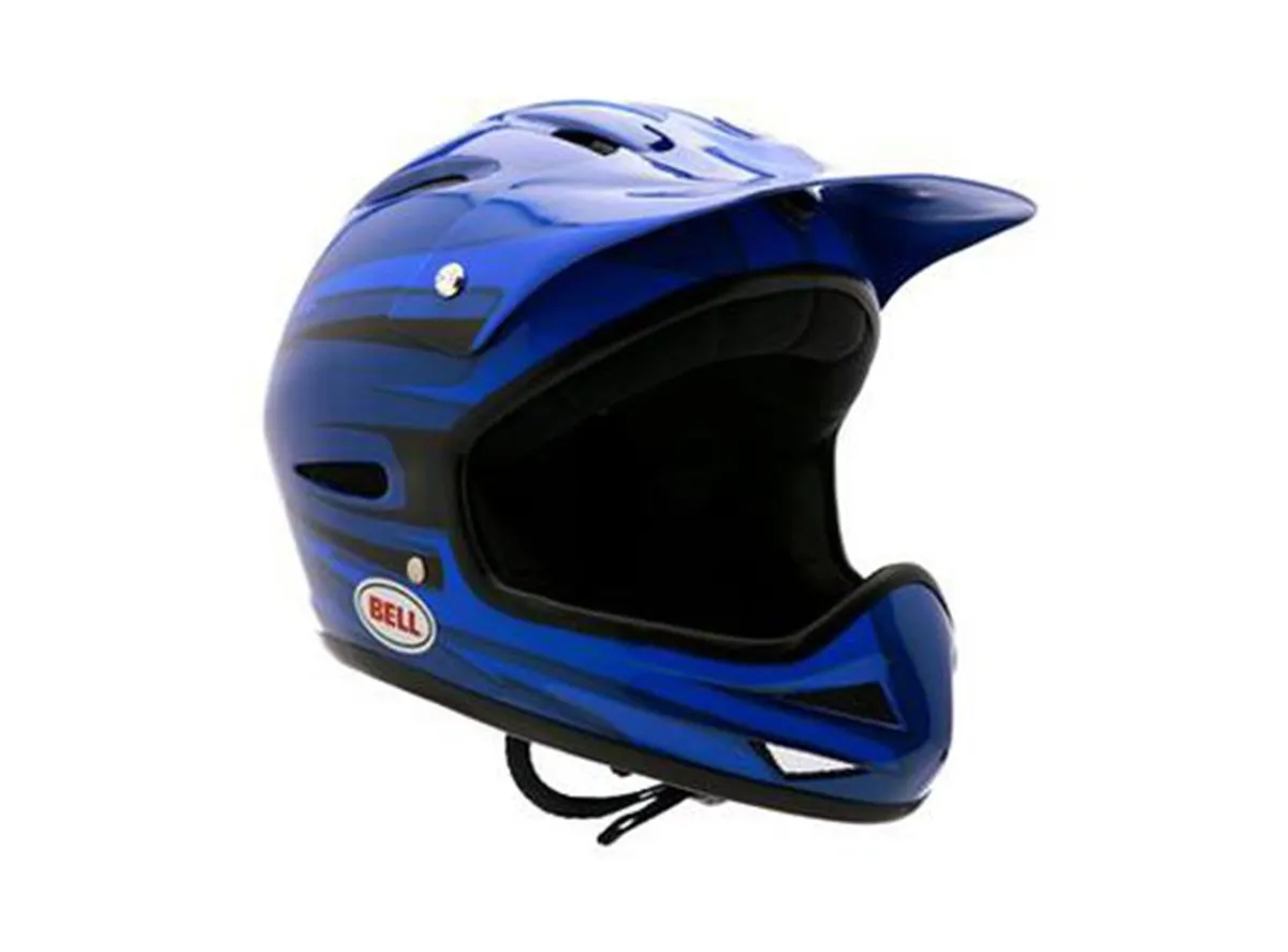 Bell Bellistic BMX/Downhill Full Face Helmet - Blue-Blue