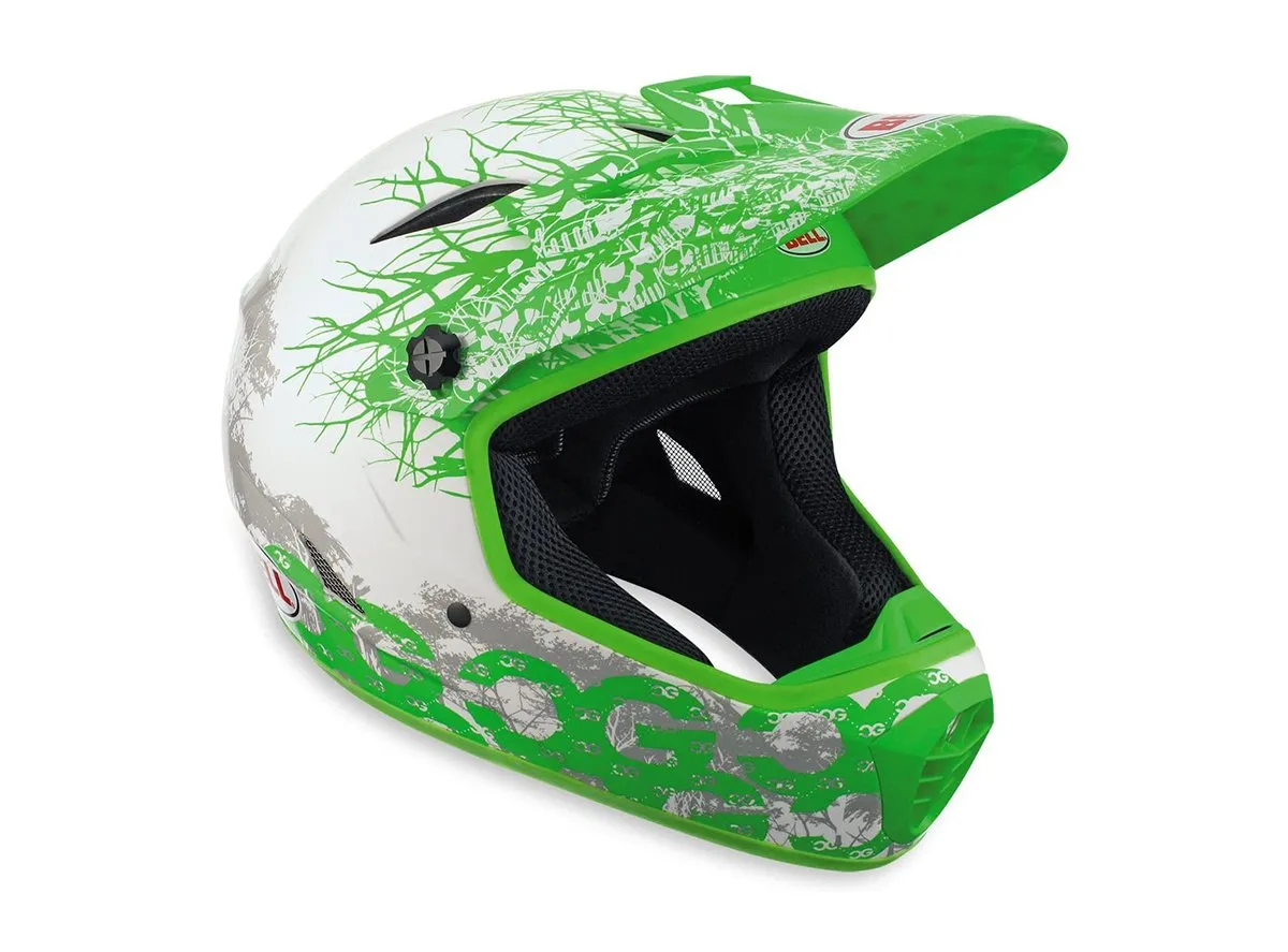 Bell Drop BMX/Downhill Full Face Helmet - Garcia - Green-White