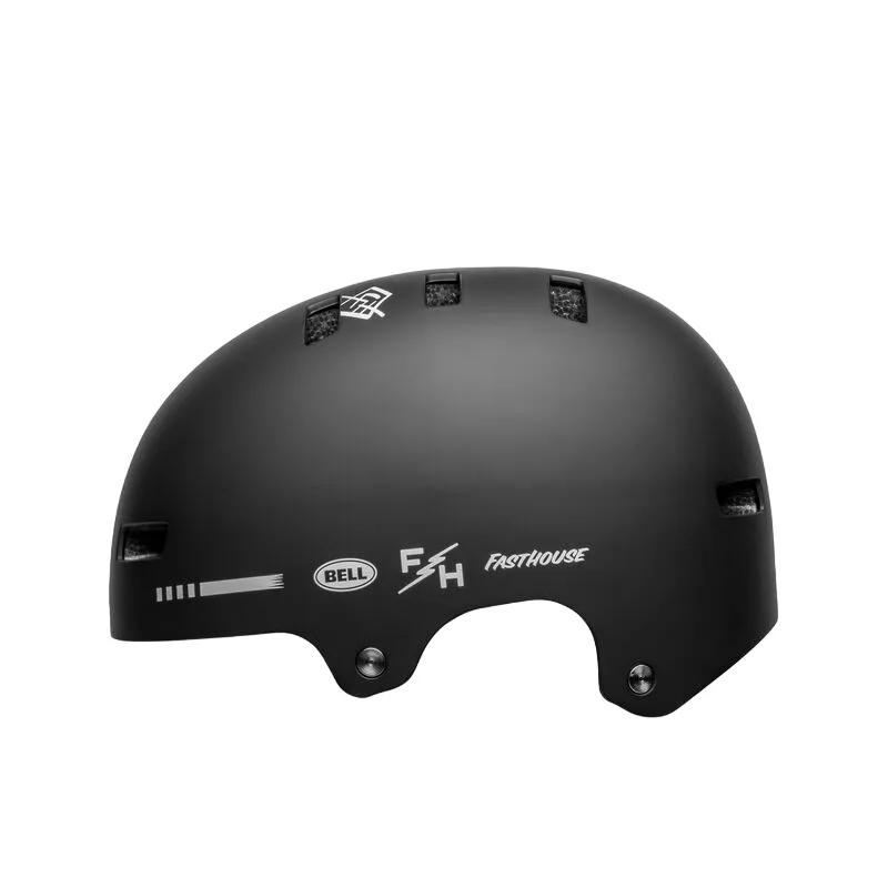 Bell Local BMX Helmet - Fasthouse Matt Black-White