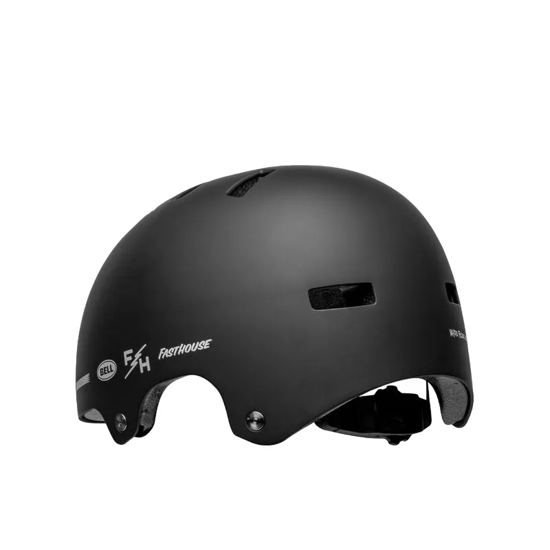 Bell Span BMX Helmet - Fasthouse - Matt Black-White