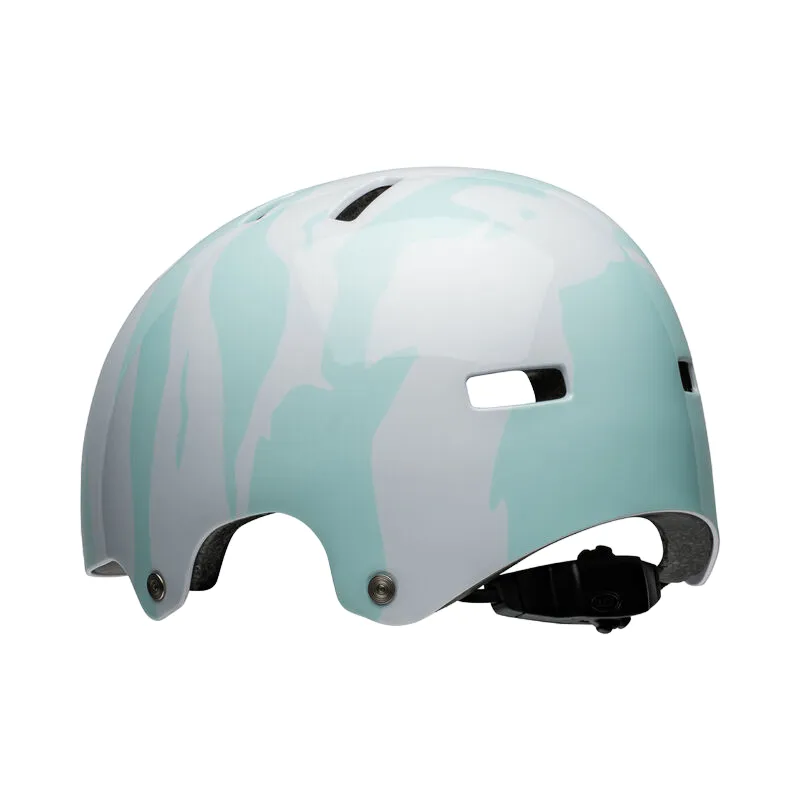 Bell Span BMX Helmet - Ravine - Gloss White-Blue