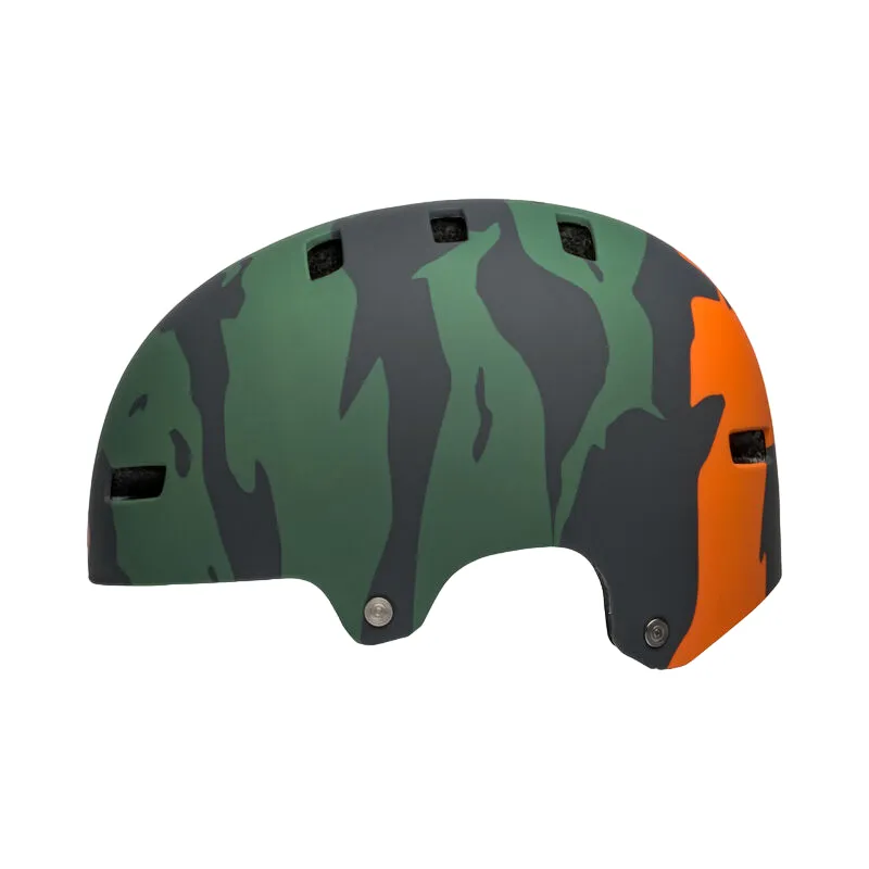 Bell Span BMX Helmet - Ravine - Matt Green-Orange