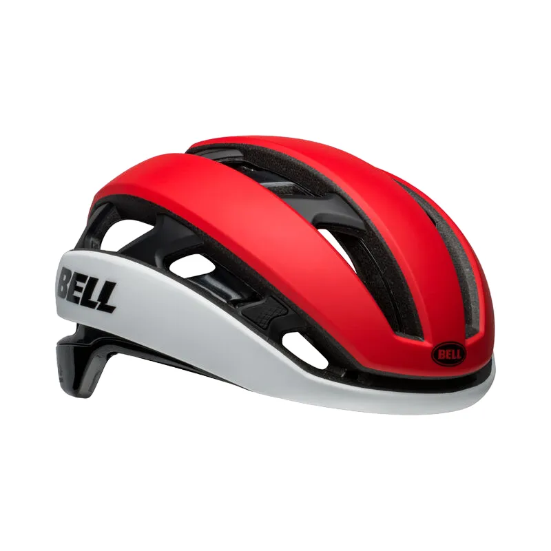 Bell XR Spherical MIPS Road Helmet - Matt Gloss Crimson-White