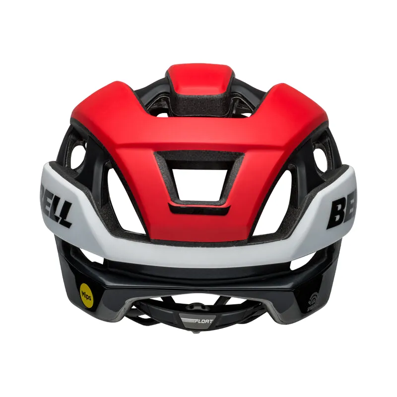 Bell XR Spherical MIPS Road Helmet - Matt Gloss Crimson-White