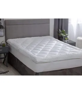 Belledorm Hotel Suite Dual Layer Mattress Topper (White) - UTBM209