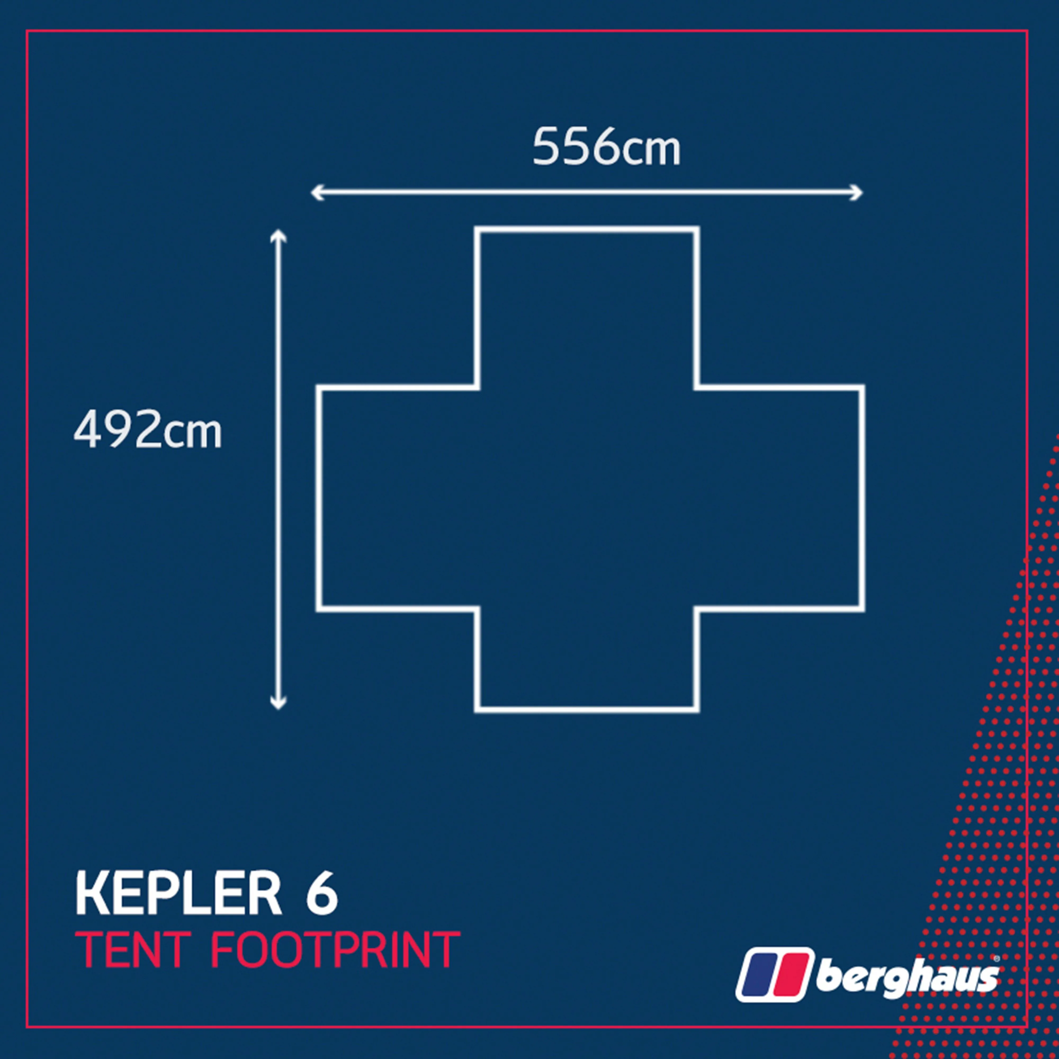 Berghaus Kepler 6 Tent Footprint | Millets