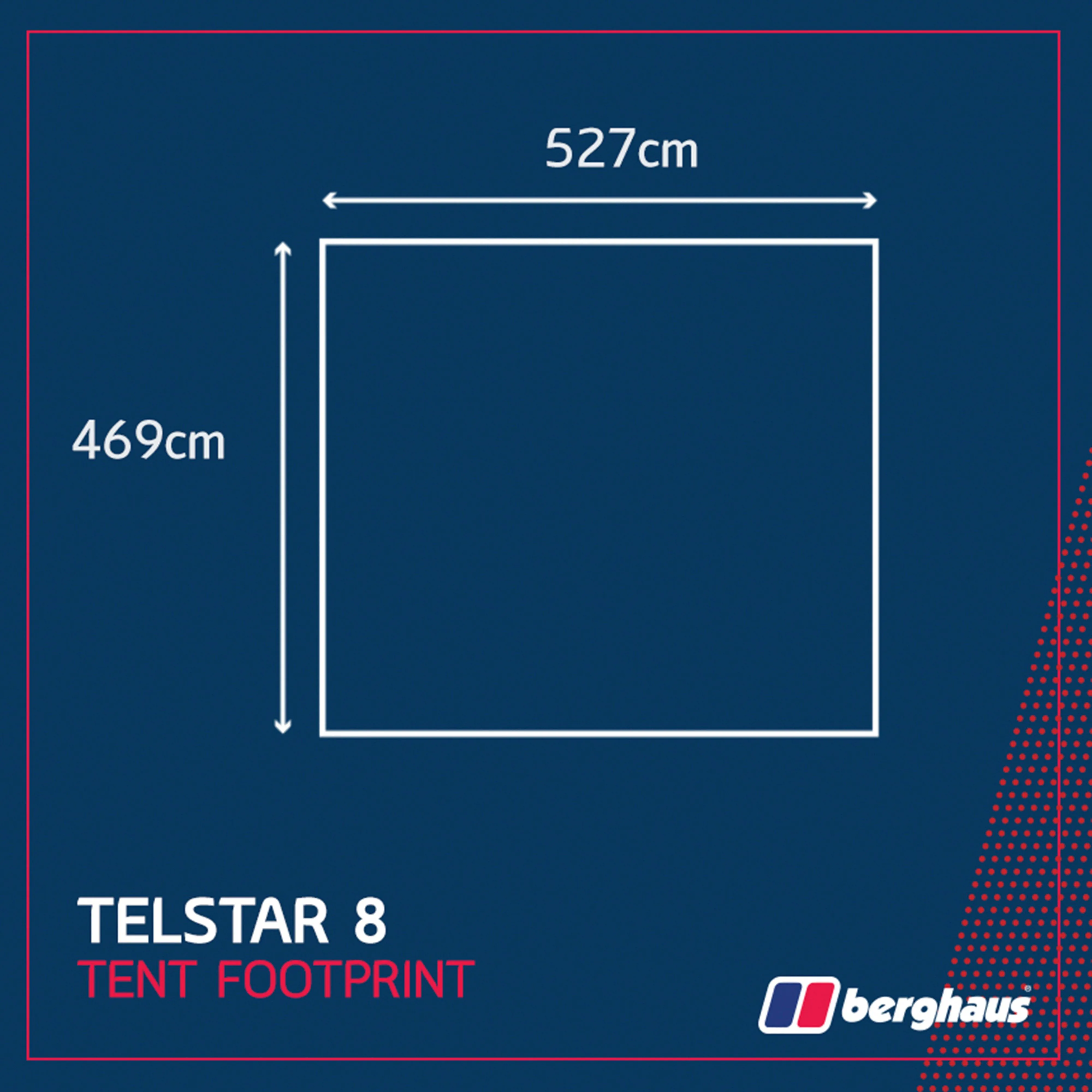 Berghaus Telstar 8 Tent Footprint | Millets