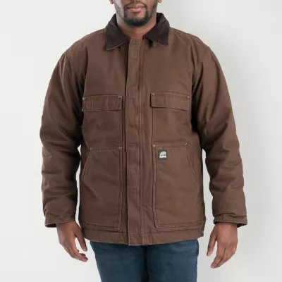 Berne Highland Washed Chore Mens Lined Big and Tall Heavyweight Work Jacket