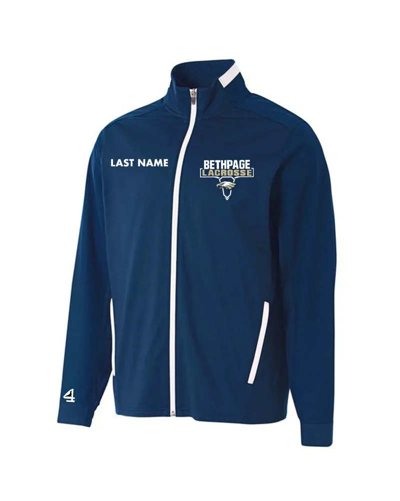 Bethpage Lax Youth Full Zip Warm up Jacket