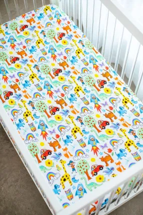 Birdie Bean Hope Bamboo Viscose Crib Sheet