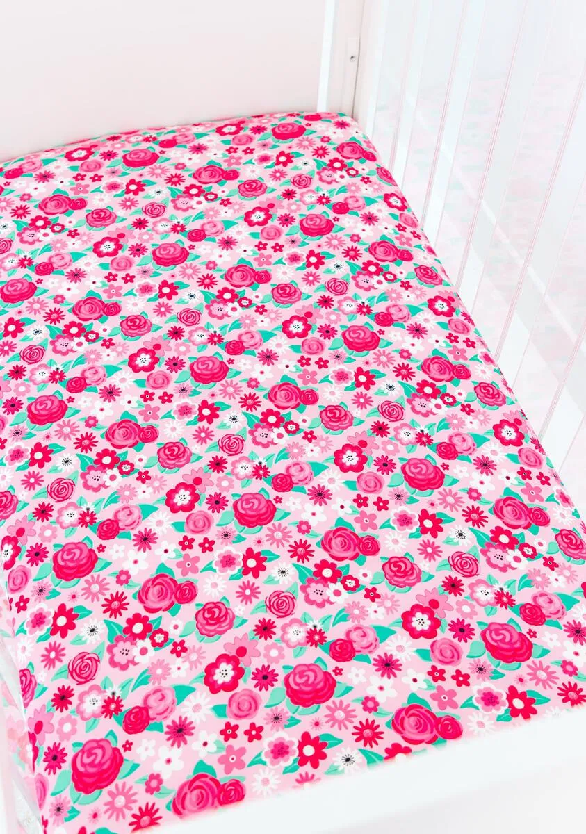 Birdie Bean Rosie Bamboo Viscose Crib Sheet