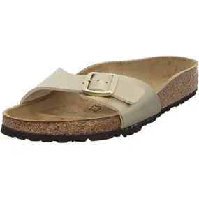 Birkenstock Madrid regular mules gold Imitation leather / synthetic leather