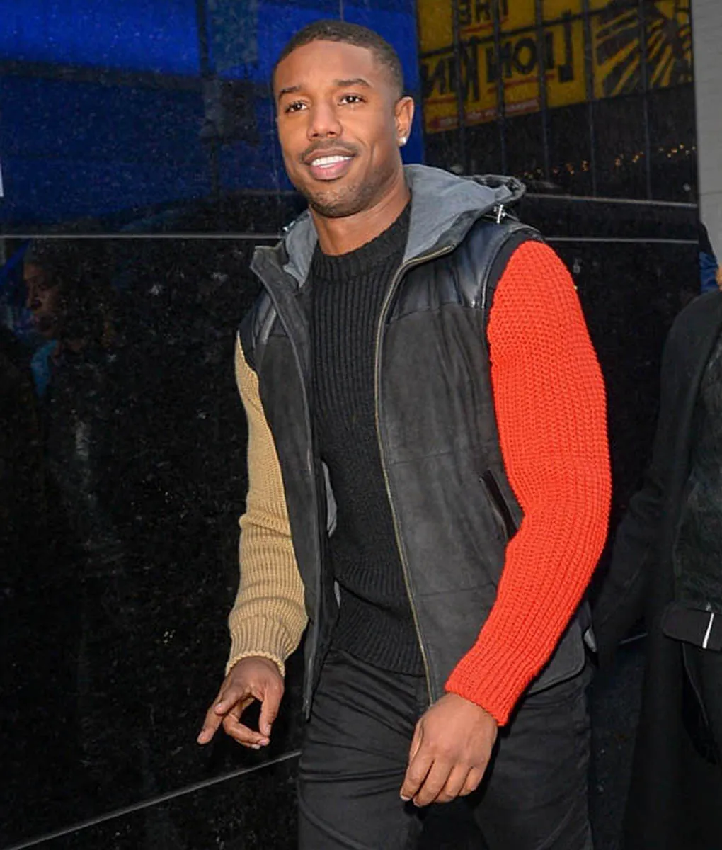 Black Panther Promotion Michael B Jordan Vest | TLC