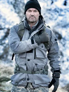 Brian Austin Green Special Forces World's Toughest Test Grey Jacket