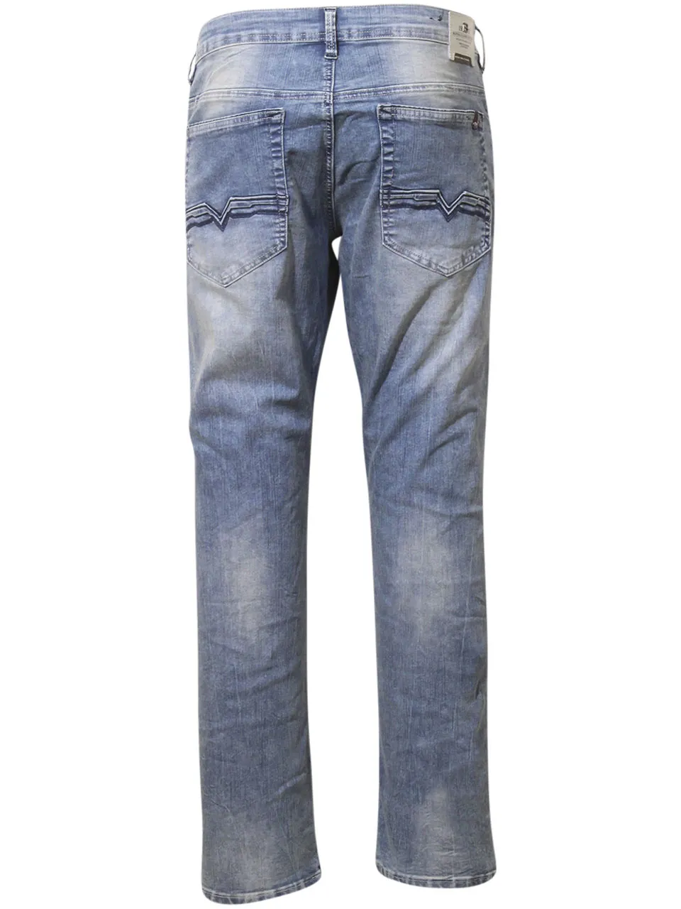 Buffalo David Bitton Men's Driven-X Jeans Relaxed Stretch Sandblasted Blue 32x30