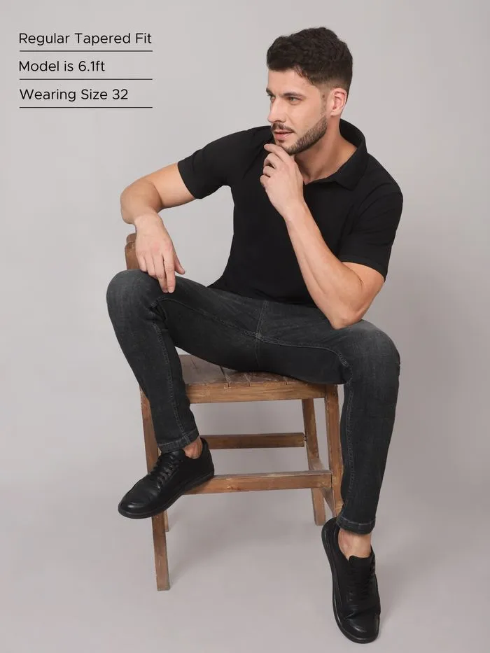 Buy Black Fade Raw Washed Jeans for Men Online in India -Beyoung