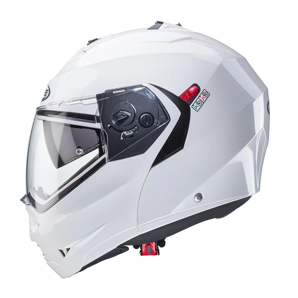 Caberg Duke X Plain Helmet - Metal White