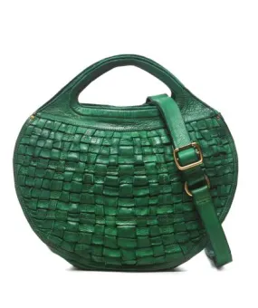 Campomaggi Edera Large Woven Leather Crossbody Bag | Jules B