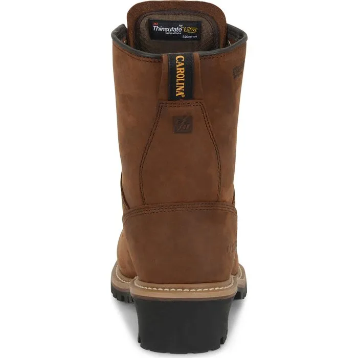 Carolina - Men's 8 Waterproof Insulated Logger Steel Toe Work Boot - CA5821