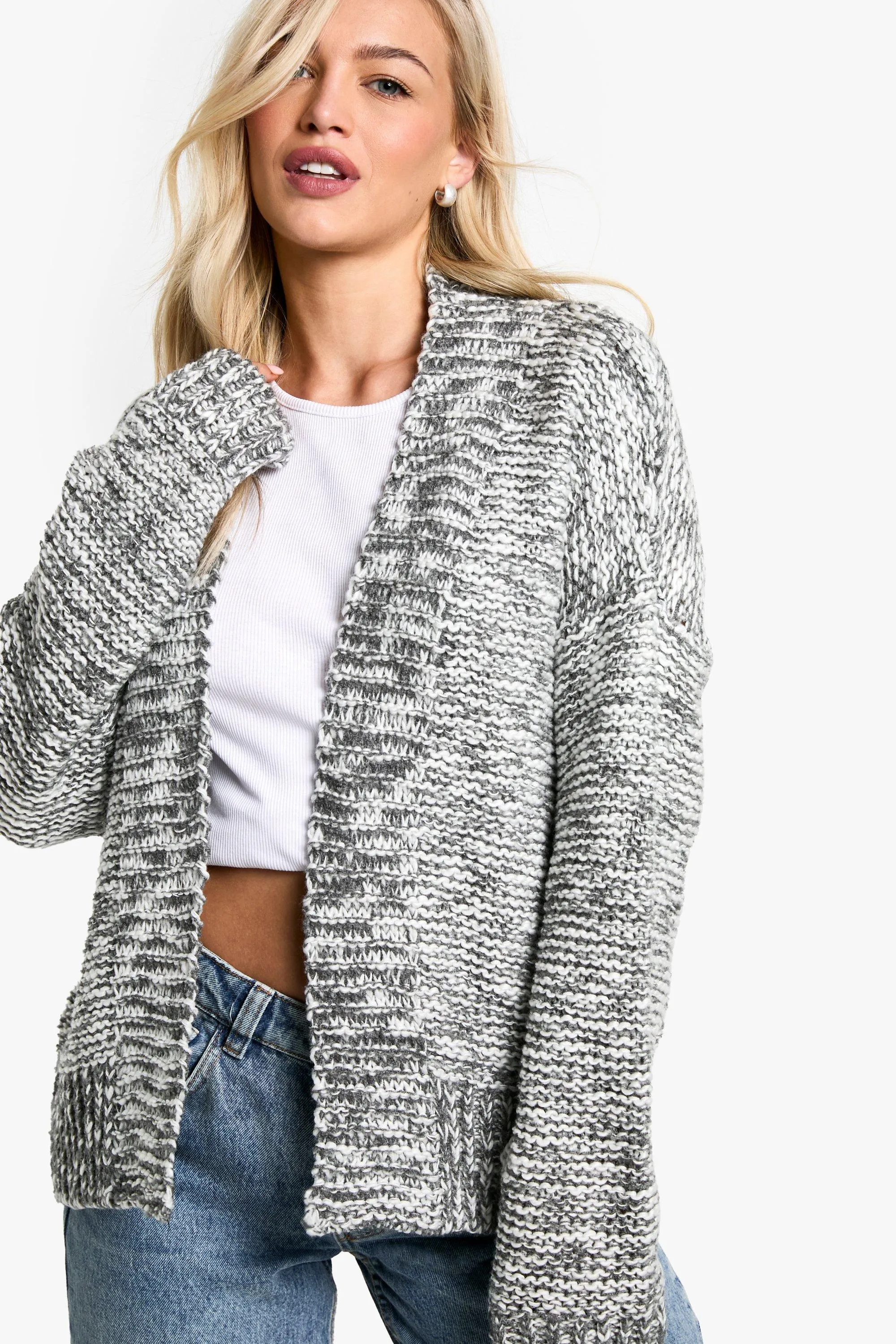 Chunky Knit Slouchy Cardigan