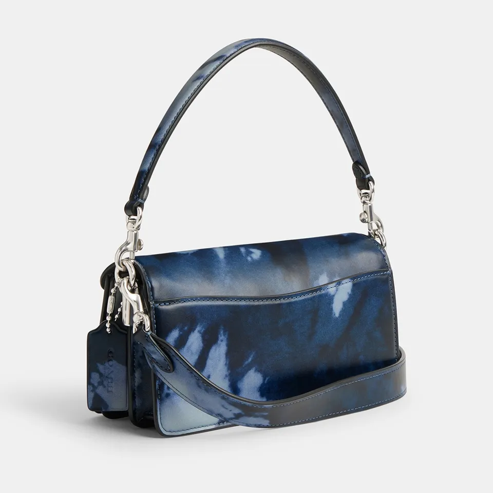 Coach Tie-Dye Print Tabby 20 Leather Shoulder Bag