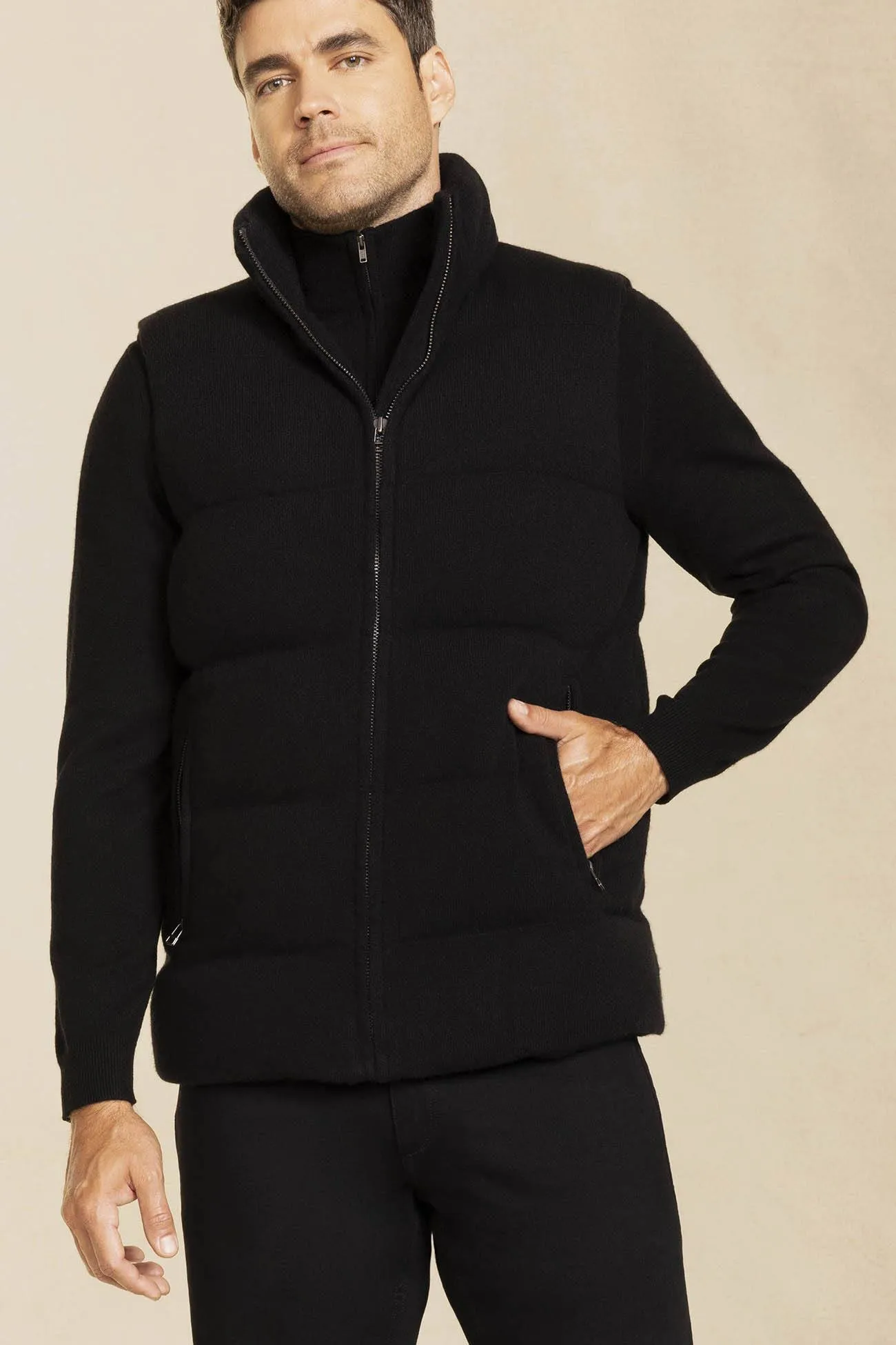 CODY CASHMERE PUFFER VEST