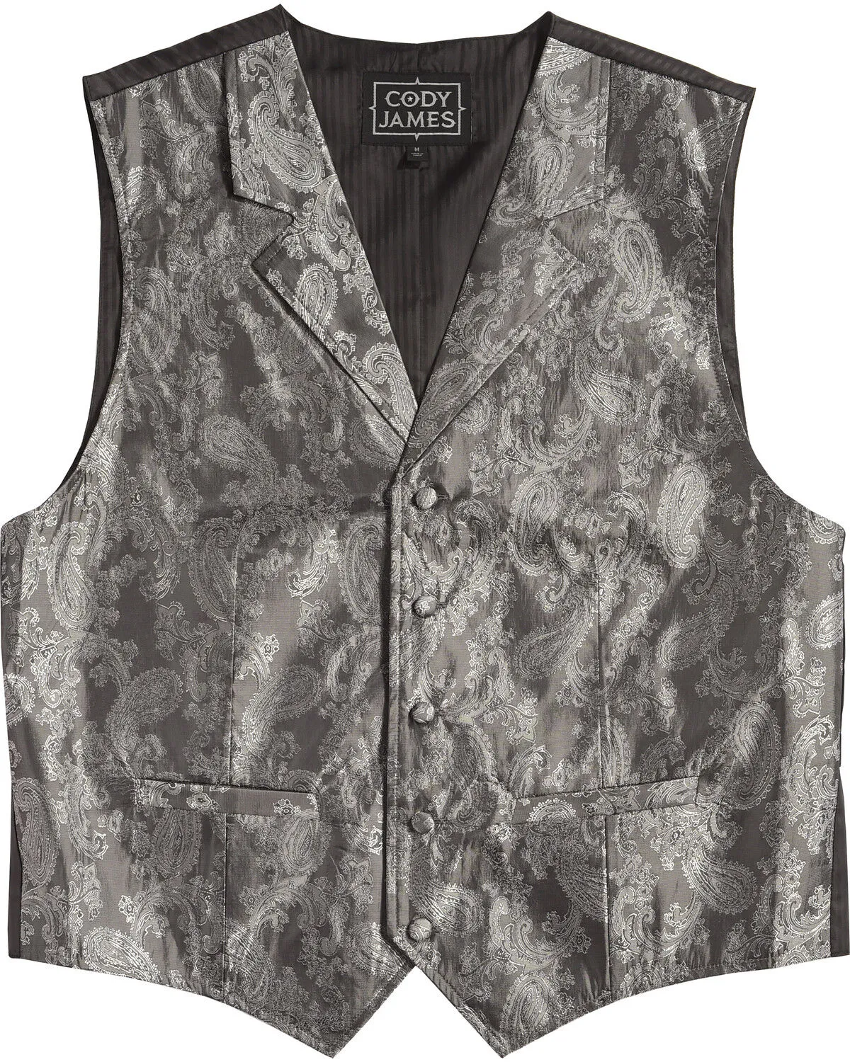 Cody James Men's Paisley Print Western Vest