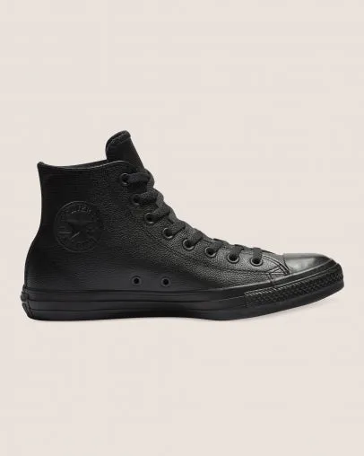 CONVERSE Chuck Taylor All Star Leather - High Top Black/Black