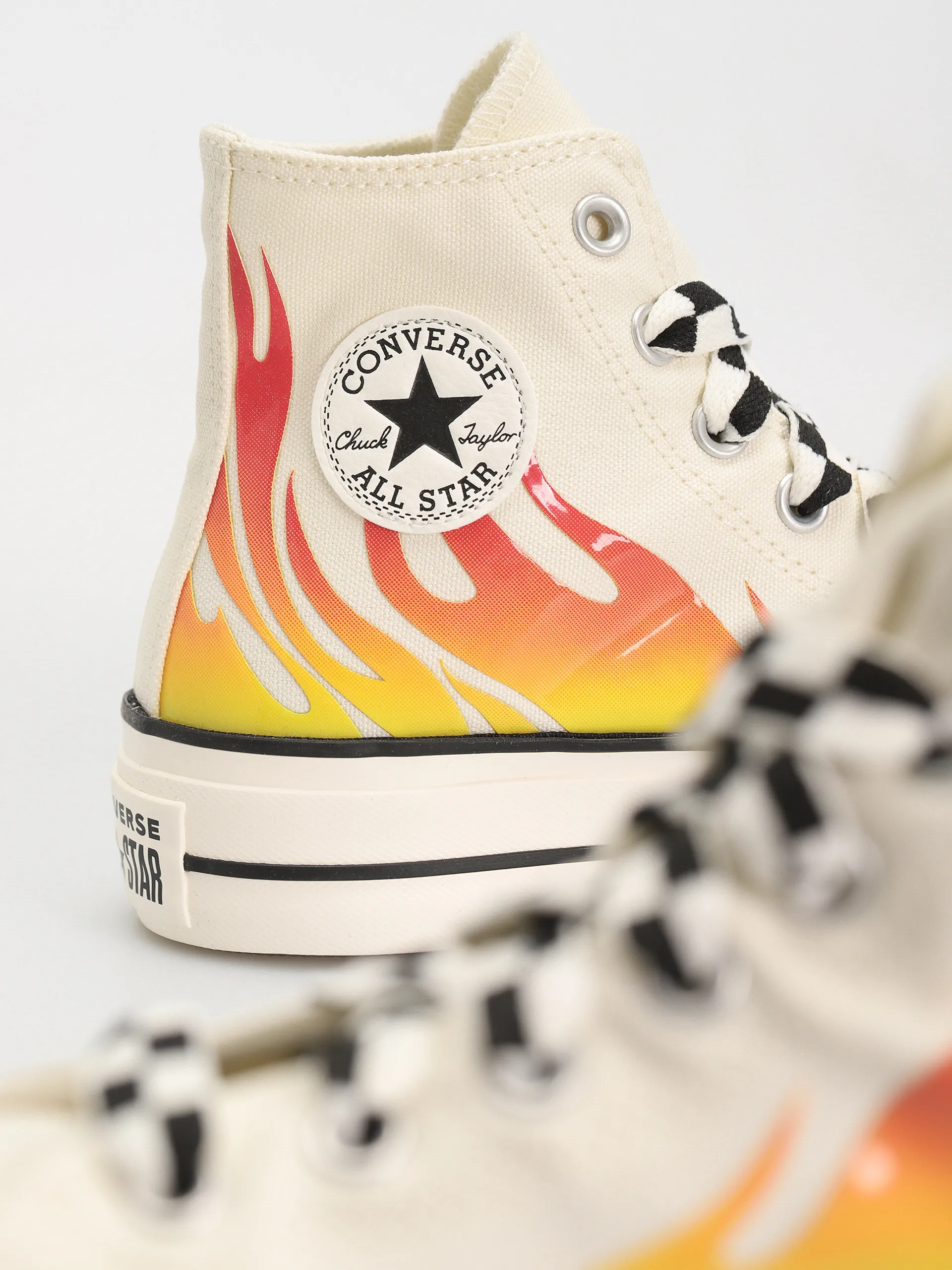 Converse Chuck Taylor All Star Lift Hi Chucks Wmn (flames/off white)